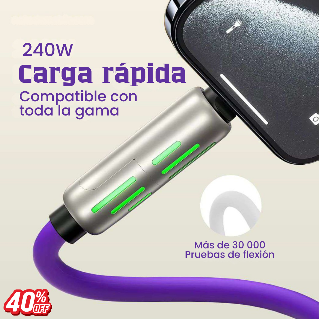 CARGADOR USB 4 EN 1 CARGA RAPIDA