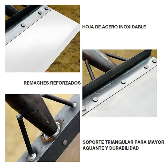 LimpiaMaleza - Pala 3 en 1 para Maleza, Desherbado y Limpieza