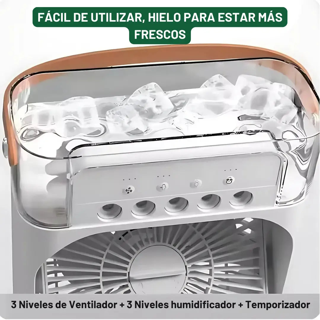 4 En 1-Ventilador CoolEase - Refrigeración Compacta