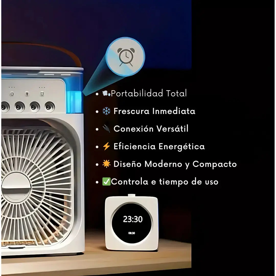4 En 1-Ventilador CoolEase - Refrigeración Compacta