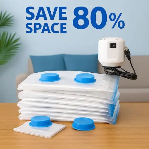 Pack x9 Espacio Extra - Reutilizables, Resistentes y Fáciles de Guardar