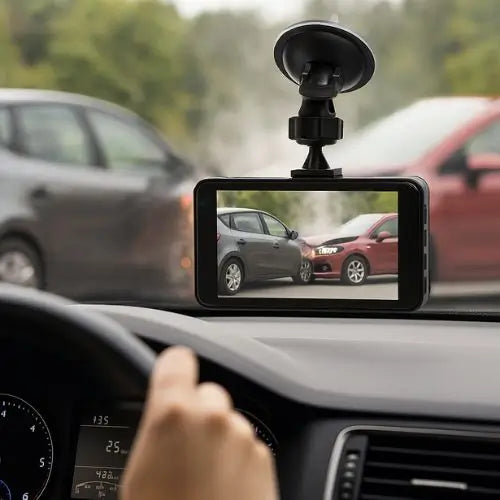 Cámara HD para Carro- Graba de Día y Noche