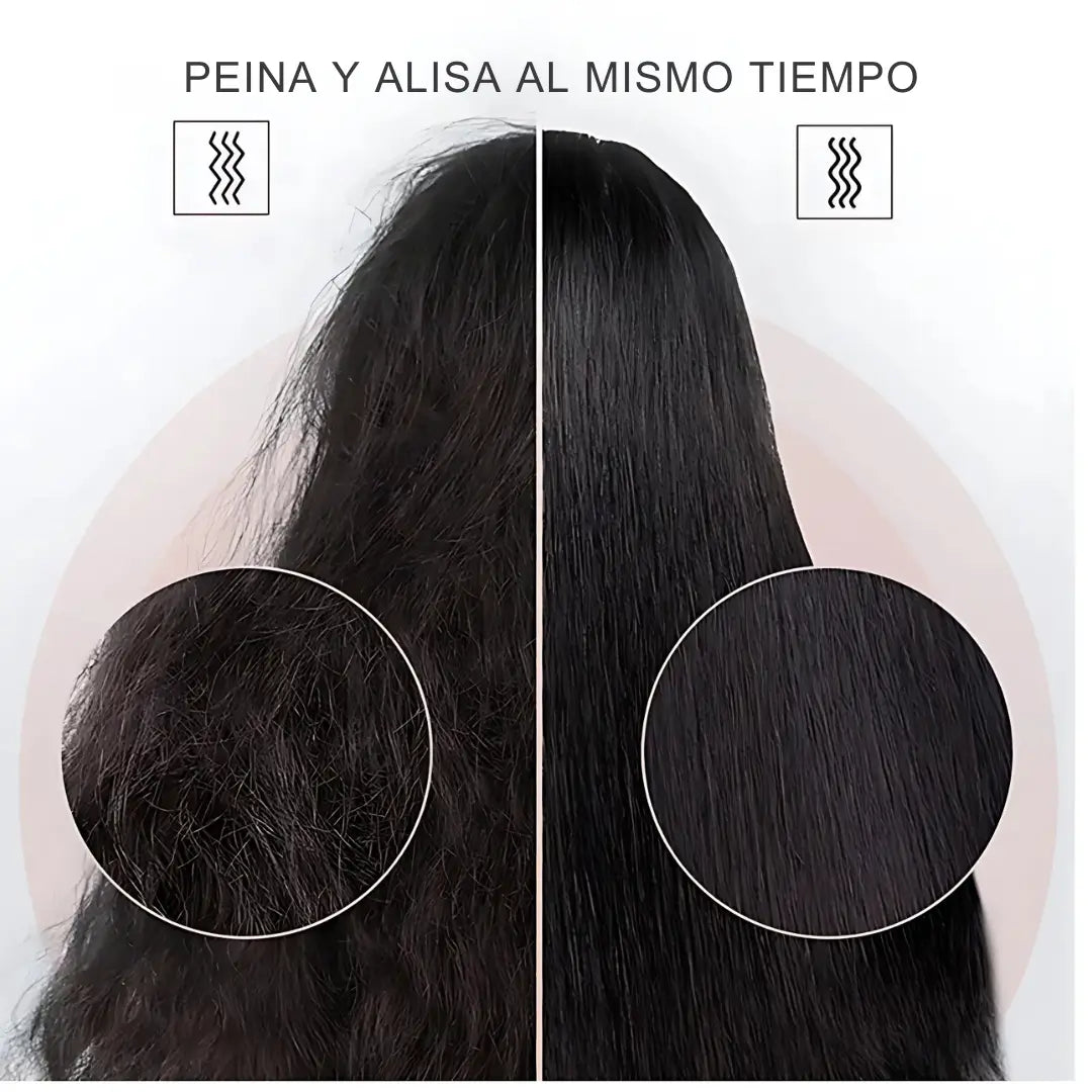 Cepillo Iónico Alisador 3 en 1