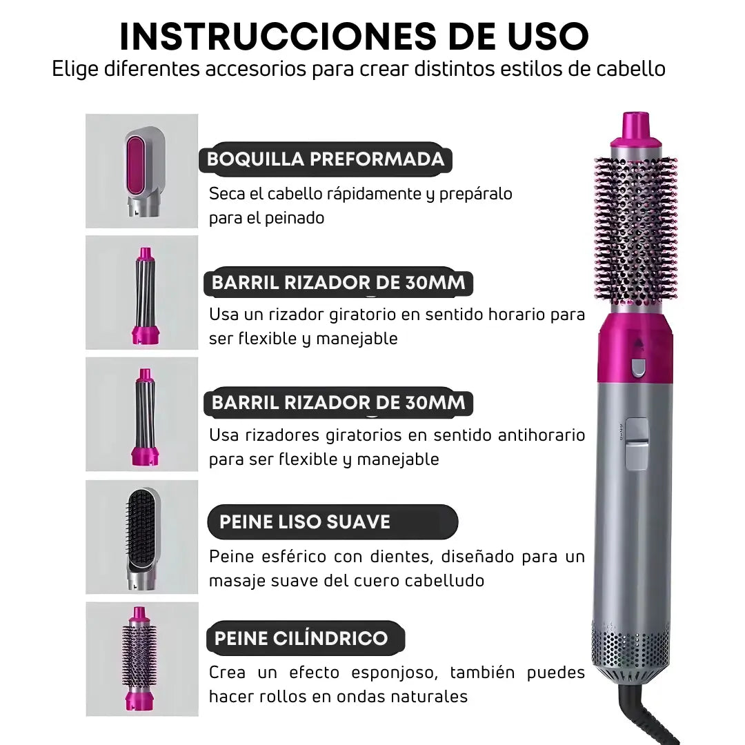 IonGlow Brush - Tecnología de iones para un cabello luminoso y manejable