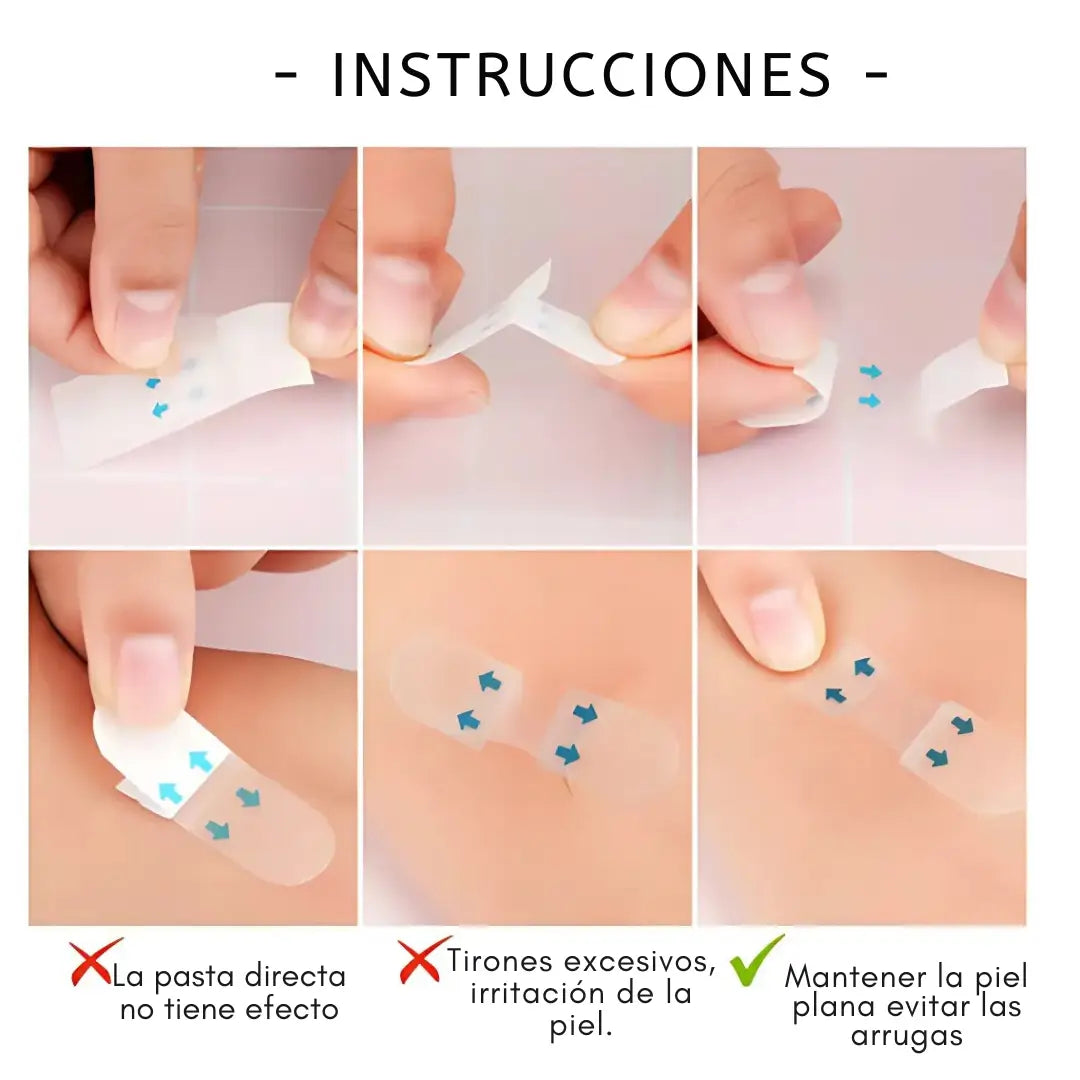 Face Lifter Tape - Efecto lifting Rejuvenece tu piel con un toque invisible