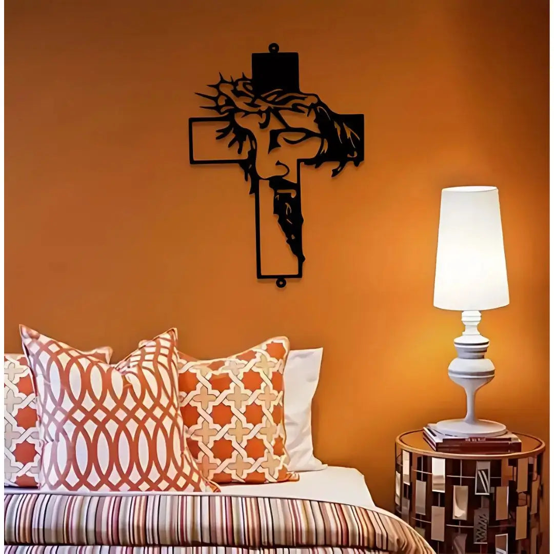 Cruz de Fé Eterna ✝️ Símbolo Bendecido Para La Protección De Tu Hogar