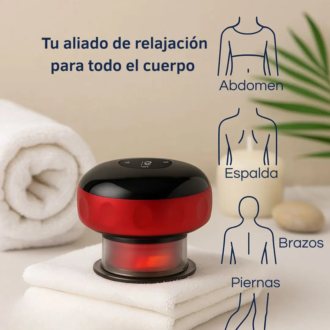 Cupping Portátil – Masajeador de Succión y Calor