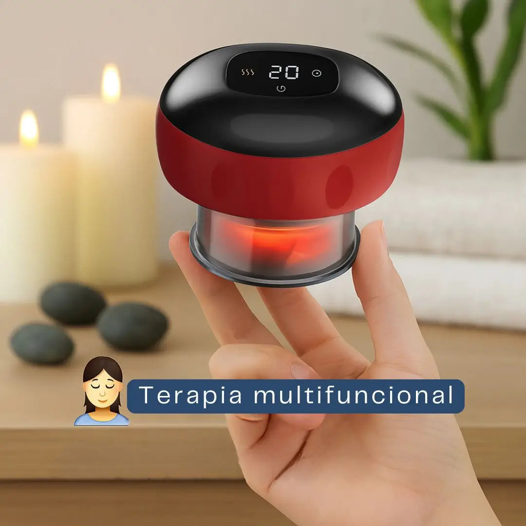 Cupping Portátil – Masajeador de Succión y Calor