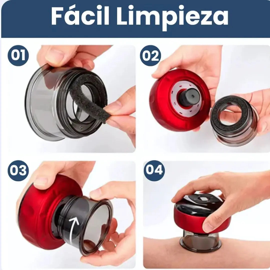 Cupping Portátil – Masajeador de Succión y Calor