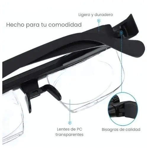 Visión Clara Siempre – Gafas Ajustables Para Toda Distancia