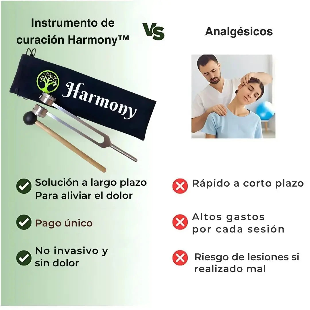 Instrumento de curación Harmony de 128 Hz