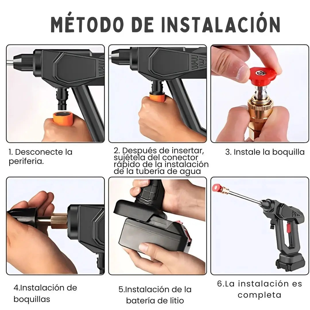 Hidrolavadora Portátil- Limpieza Sin Límites