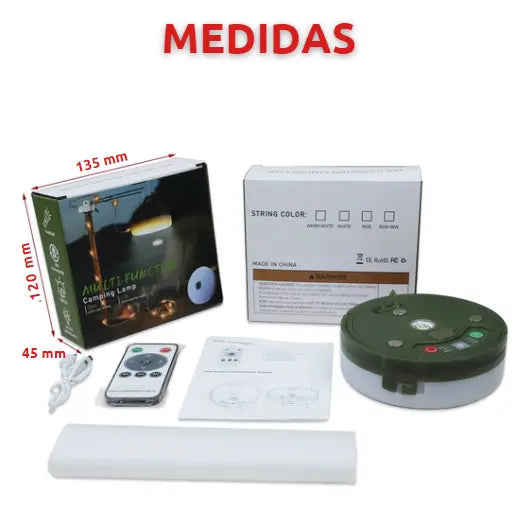 Eco Lights - Guirnalda Retráctil para Exteriores