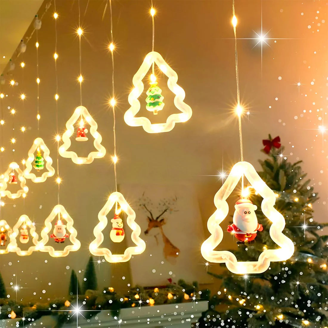 MagicOrbs - Cortina de Navidad LED