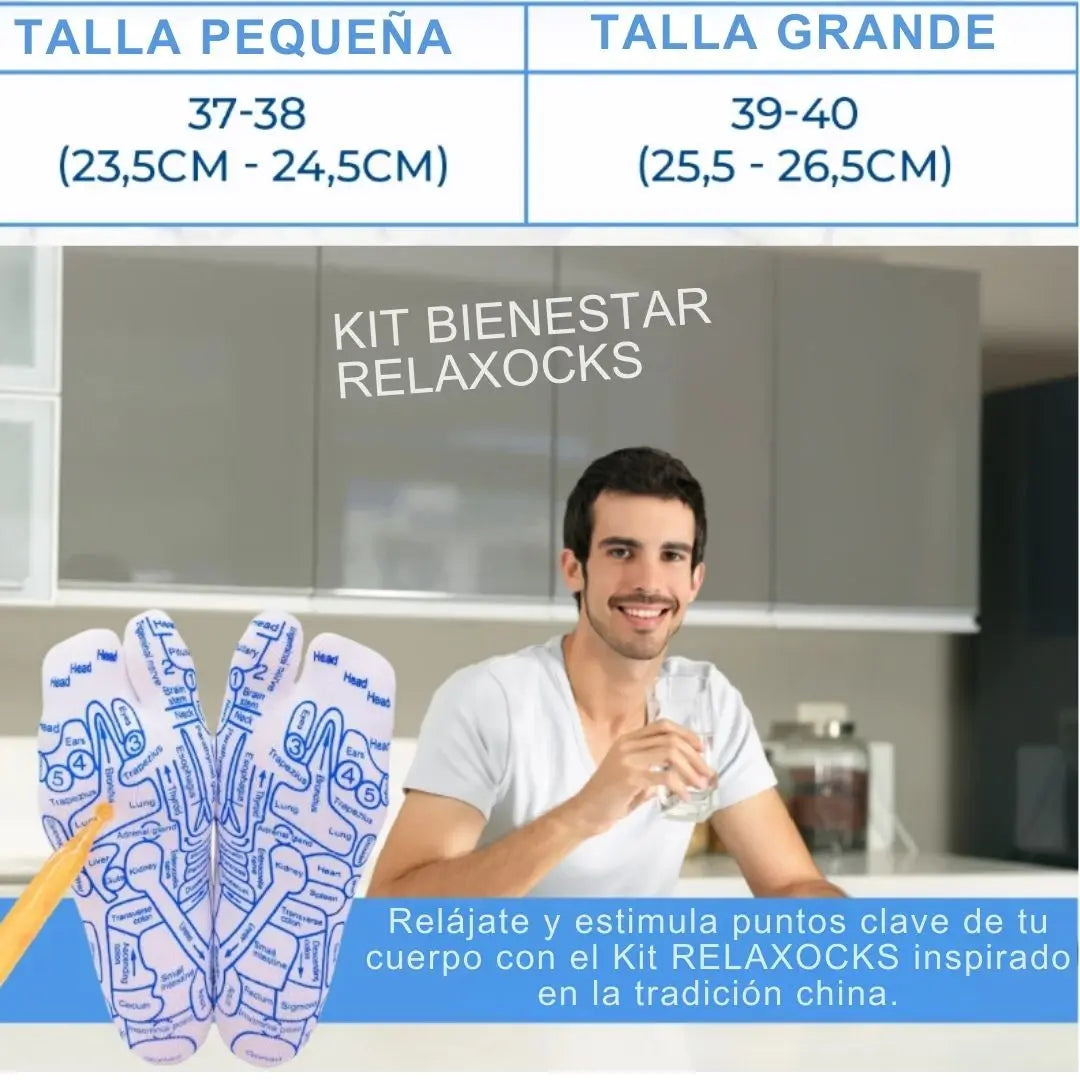 KIT RELAXOCKS Medias Masajeadora