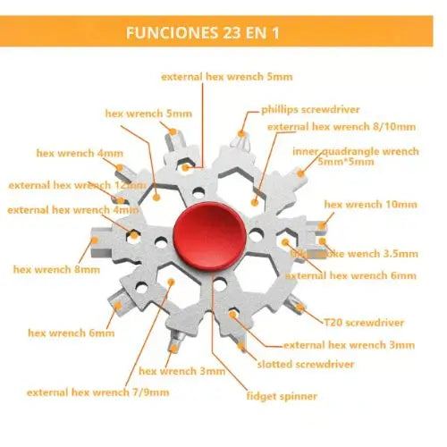 MultiSnow Spinner Pro 23 en 1 - Útil, práctica y divertida