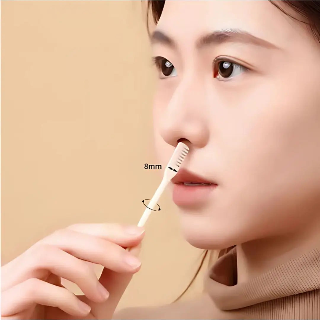 2x1 Cortador de vello nasal con Tecnología de rotación 360°