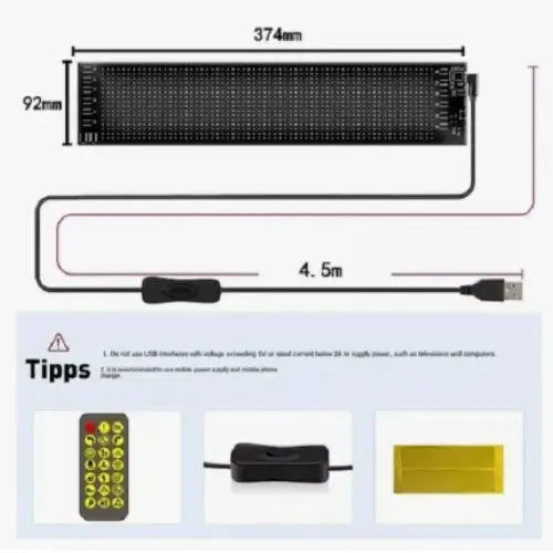 Pantalla Panel Led Para Camión y Auto