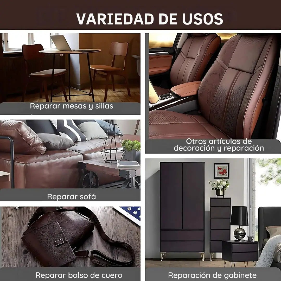 2x1 Rollo De Láminas De Cuero Autoadhesivas