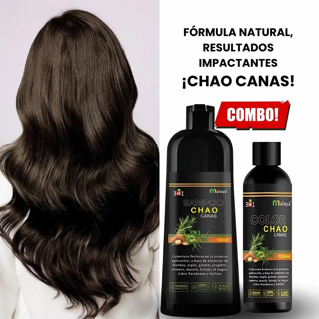 Combo Shampoo Cubre Canas + Tratamiento Color Intenso y Duradero