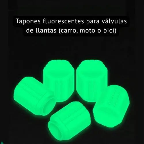 Luz Sobre Ruedas – Tapas de Válvula Fluorescentes