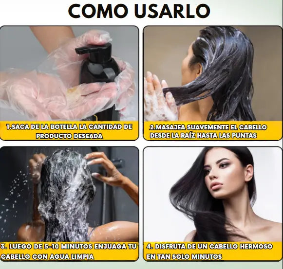 Shampoo Tinte Instantáneo + Manual de Tips Para el Cuidado del Cabello