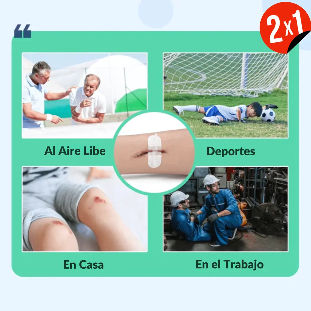 Cura Médica Cierra Heridas x 2 unidades