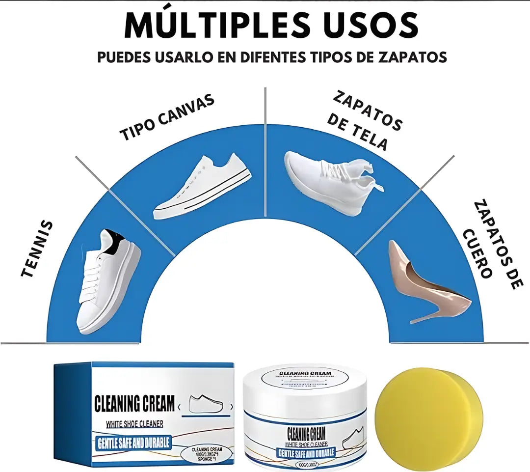 Super Limpiador de Zapatos Shoe Cleaner AMERICANO