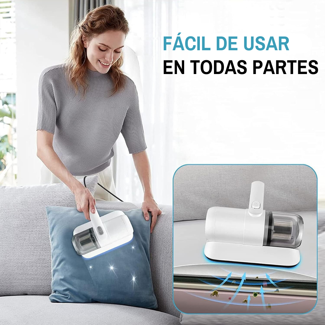 Aspiradora Antialérgica AcarClean + Set Atrapa Pelusas