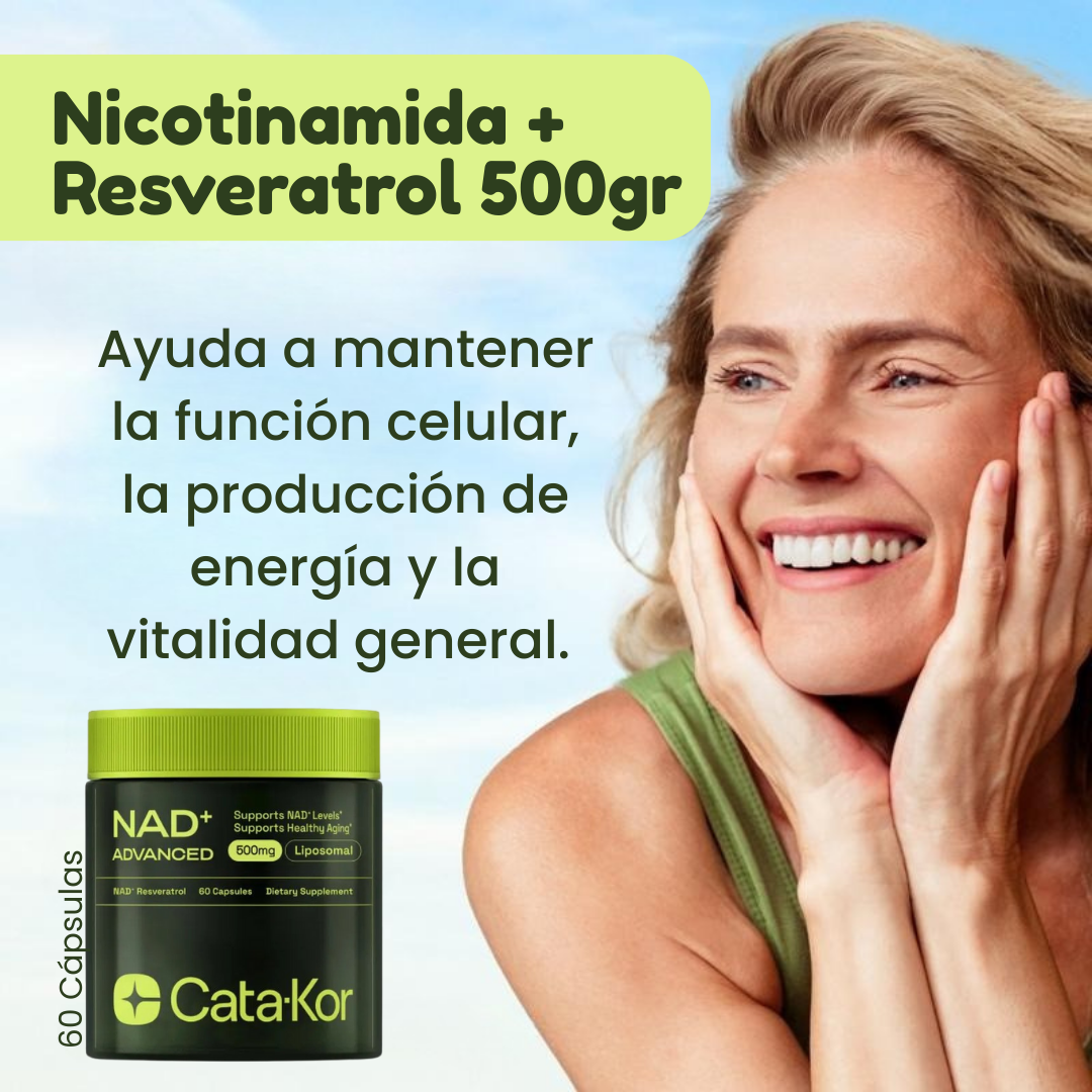 Nicotinamide + Resveratrol 60 Caps