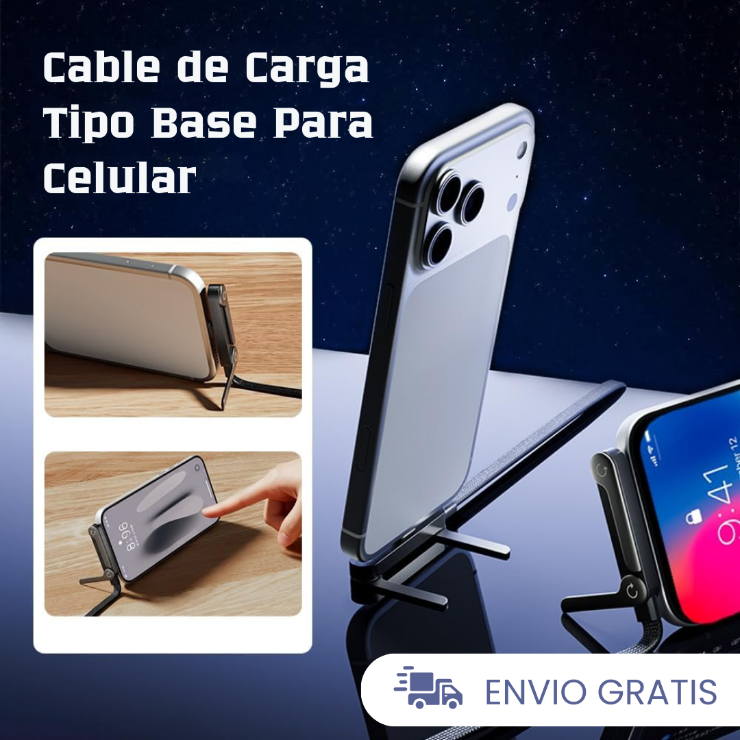 Cable de Carga Tipo Base para Celular