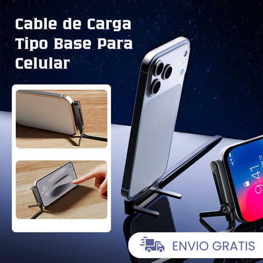 Cable de Carga Tipo Base para Celular