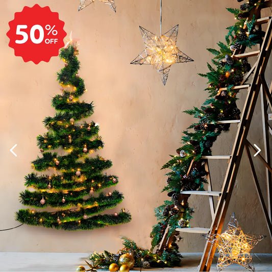 Pared Mágica Navideña con Luces - Edición Especial