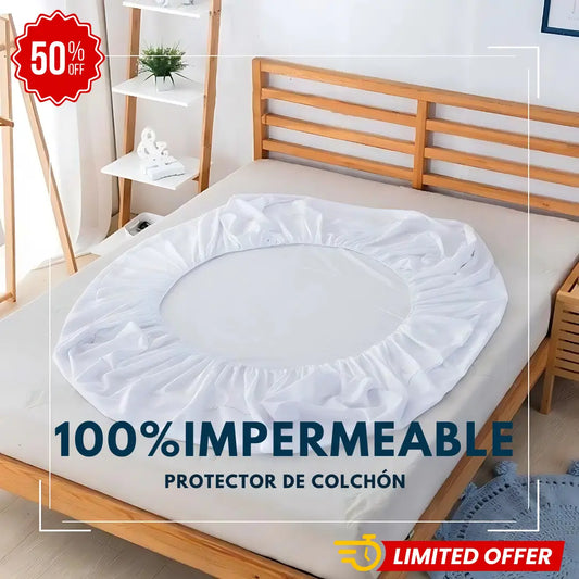 Protector 100% Impermeable Terry - Colchón Seguro