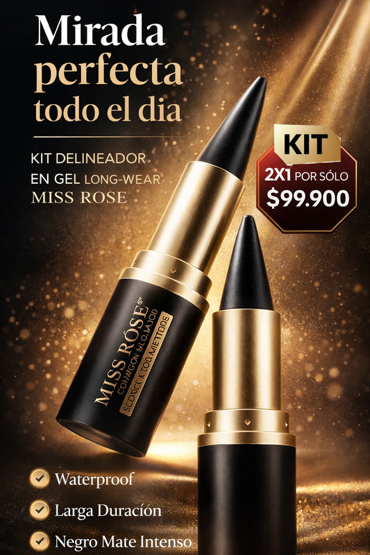 Delineador de Ojos Negro tipo Labial 2x1