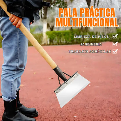 LimpiaMaleza - Pala 3 en 1 para Maleza, Desherbado y Limpieza