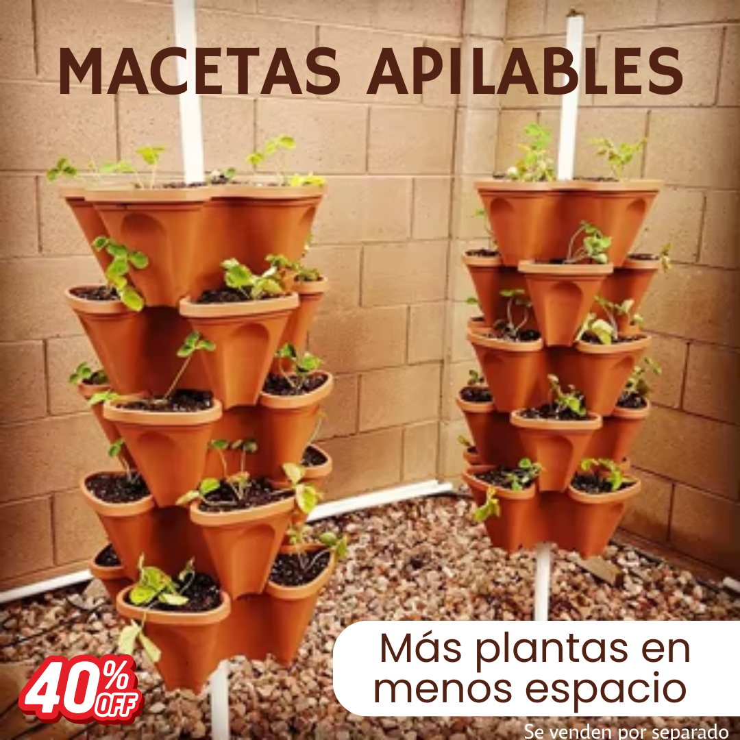 Especial del Festival de Plantas - Macetas apilables
