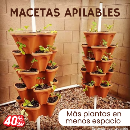Especial del Festival de Plantas - Macetas apilables