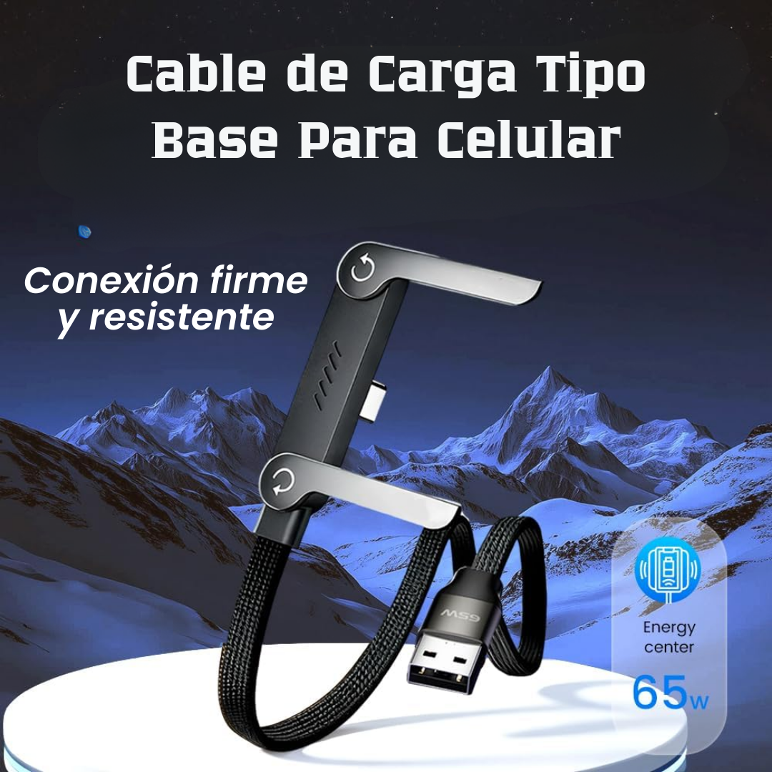 Cable de Carga Tipo Base para Celular