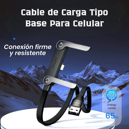 Cable de Carga Tipo Base para Celular