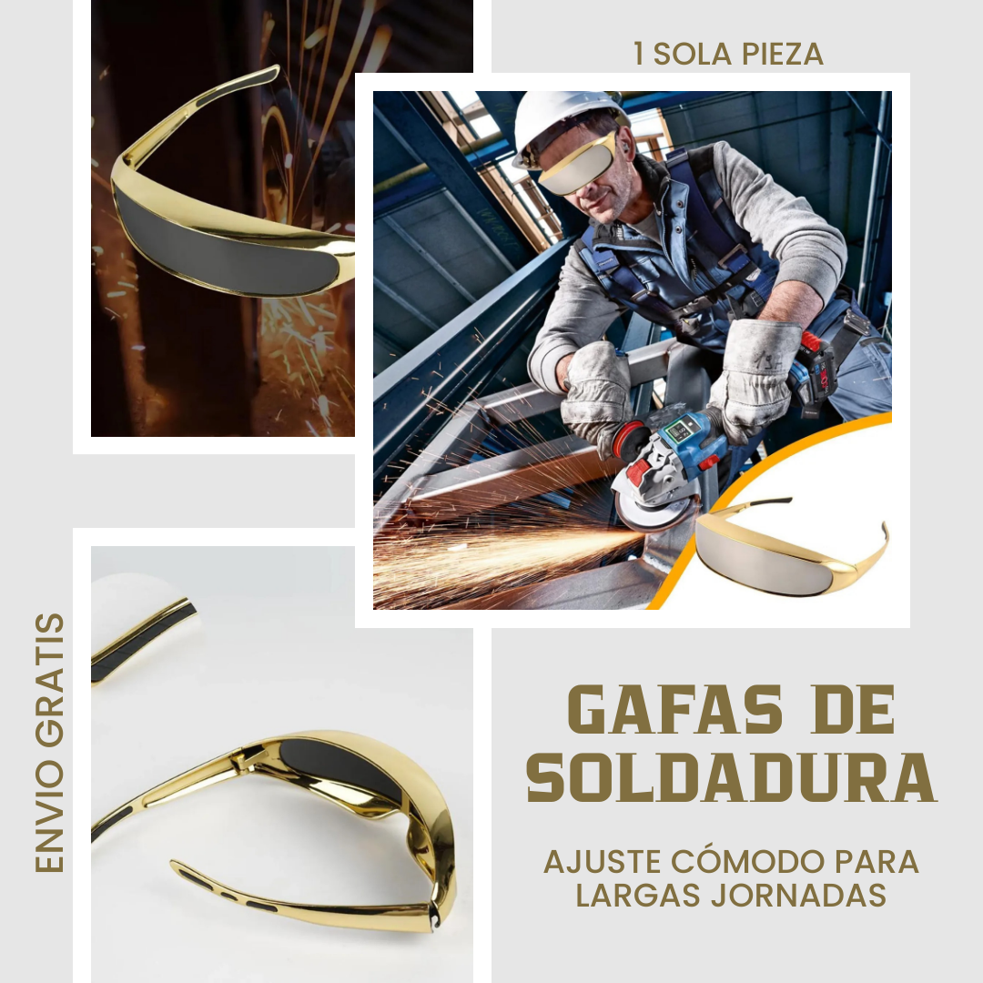 GAFAS DE SOLDADURA 1 SOLA PIEZA