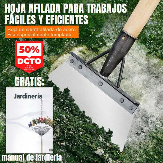 LimpiaMaleza - Pala 3 en 1 para Maleza, Desherbado y Limpieza