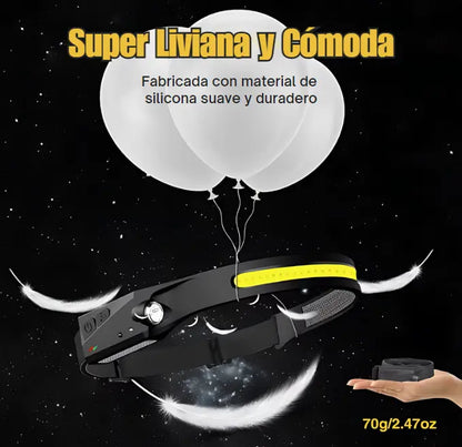 LuzFrontal Pro 230° - Linterna LED Manos Libres