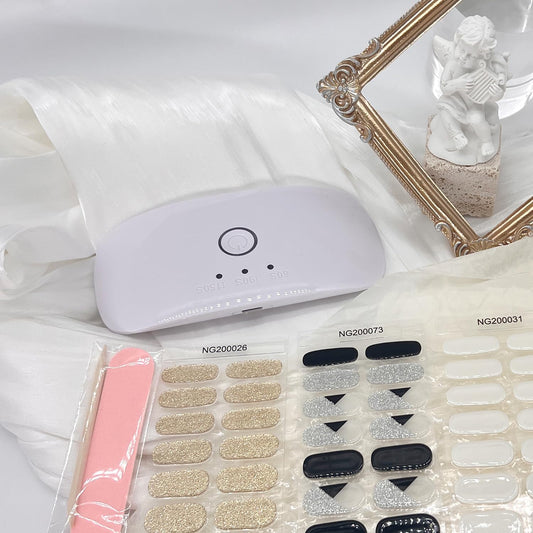 COMBO 3 SET de Uñas + Lampara UV