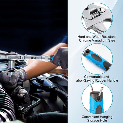 LLAVE DE EXPANSION PLEGABLE 5 EN 1