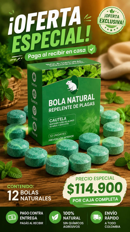 Bola Natural Repelente de Plagas