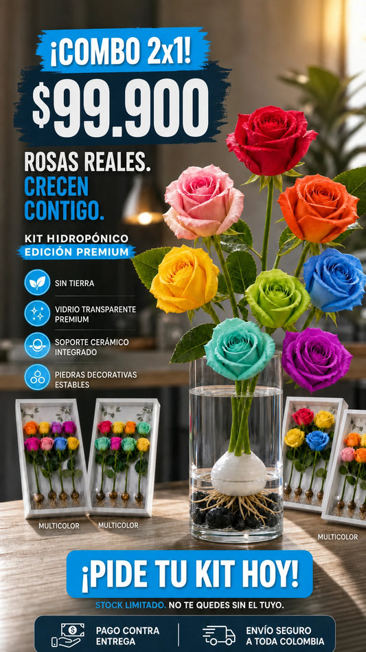Bulbos de Rosas 2x1
