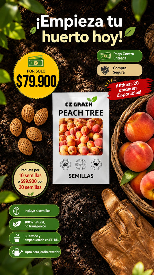 Semillas de Melocotón Oro Miel