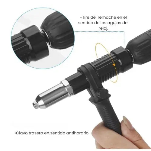 Remacha Fácil Adaptador Para Taladro