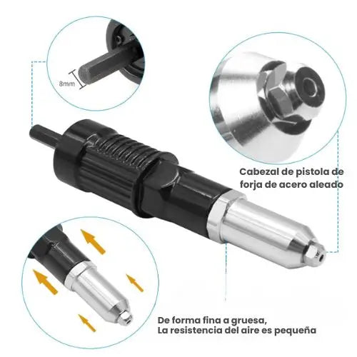 Remacha Fácil Adaptador Para Taladro